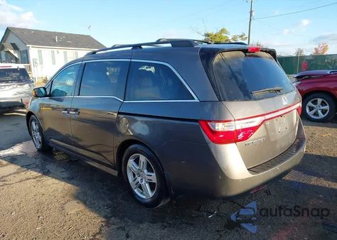 2012 Honda Odyssey Touring/Touring Elite from USA, damaged, VIN 5FNRL5H92CB028533